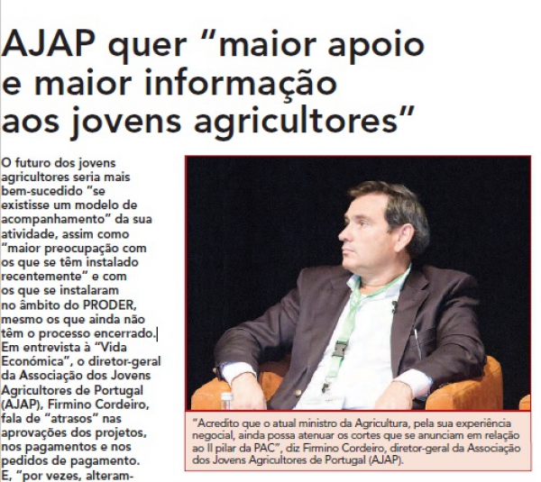 AJAP quer “maior apoio e maior informação aos jovens agricultores”
